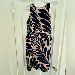 Ann Taylor navy and nude sheeth dress, size 4